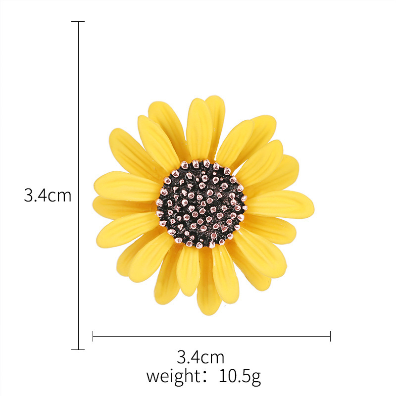 Sweet Flower Alloy Plating Women's Brooches display picture 3