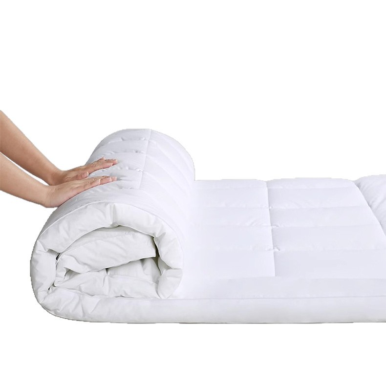 Protector de colchón para hotel, funda de colchón antideslizante, cojín suave de alta densidad, cubrecolchón grueso, almohadilla de confort para colchón de hotel o casa de huéspedes.