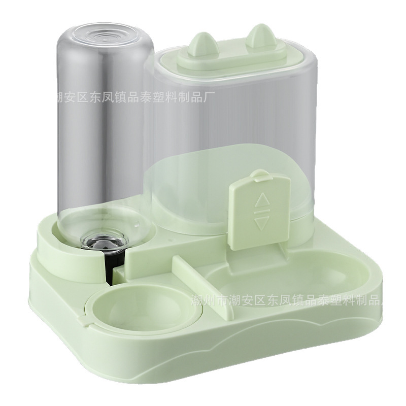 自动猫咪宠物喂食器猫碗食具猫咪碗狗碗猫盆通用款饮水机宠物用品|undefined