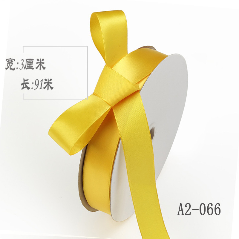 3cm cinta de poliéster arco diy cinta boda fresco ramo de la torta caja de regalo embalaje ropa accesorios color cinta de seda