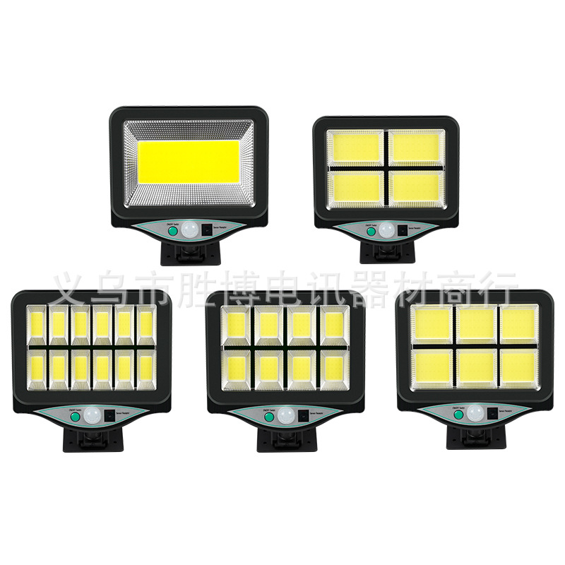 Luz solar transfronteriza de inducción del cuerpo humano lámpara de patio dividida al aire libre lámpara de pared solar recargable lámpara de iluminación