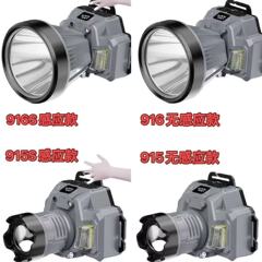 国境を越えた多機能手振りセンサー強力な光長距離ヘッドライト LED ハイパワー長寿命マイナーズランプヘッドマウント懐中電灯