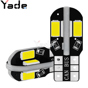 Yade car LED decoding T10 5730 5630 8SMD small bulb width indicator lamp license plate lamp reading lamp