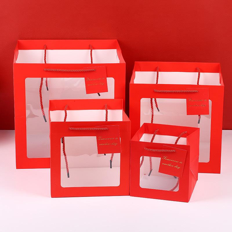 빨간색, 흰색 판지, 15*15*15