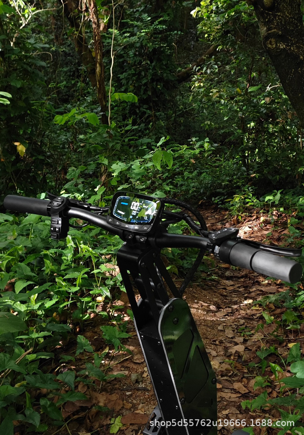 YISHUN dual-drive 72V/6000W off-road electric scooter, foldable, 95 mph speed, long range electric vehicle