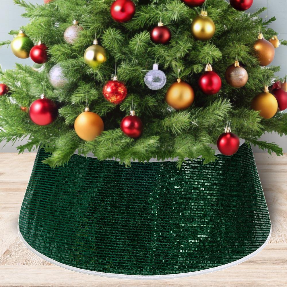 Nuevo árbol de Navidad de sequillas de Navidad ornamentos collar valla escena de diseño props artesanía al por mayor