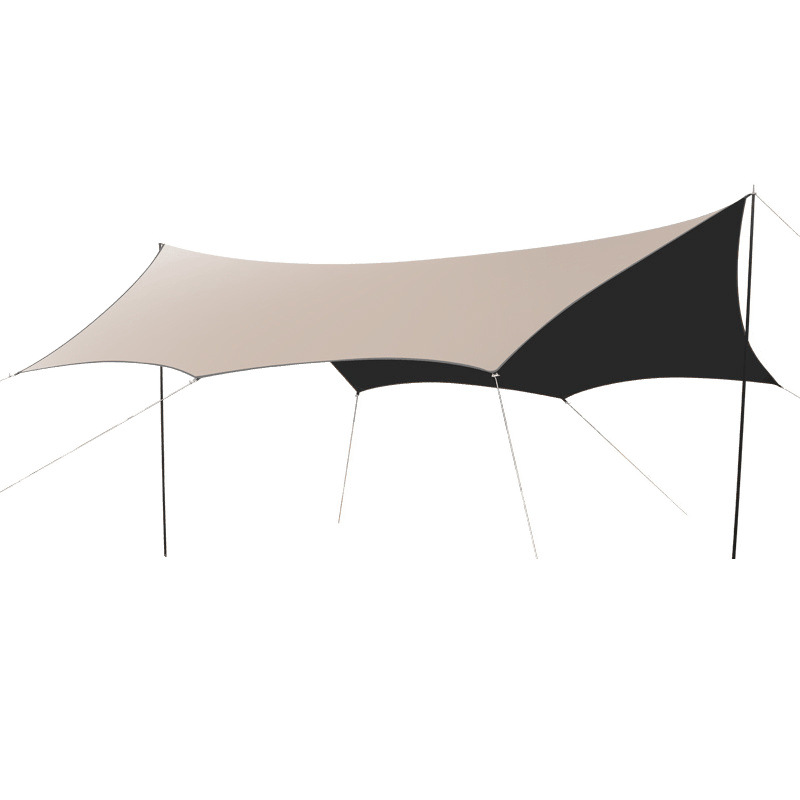 Espesar mariposa plegable cortina de cielo de vinilo protector solar cortina de cielo al aire libre tela de camping sombreado carpa de lluvia para mantener el calor de picnic