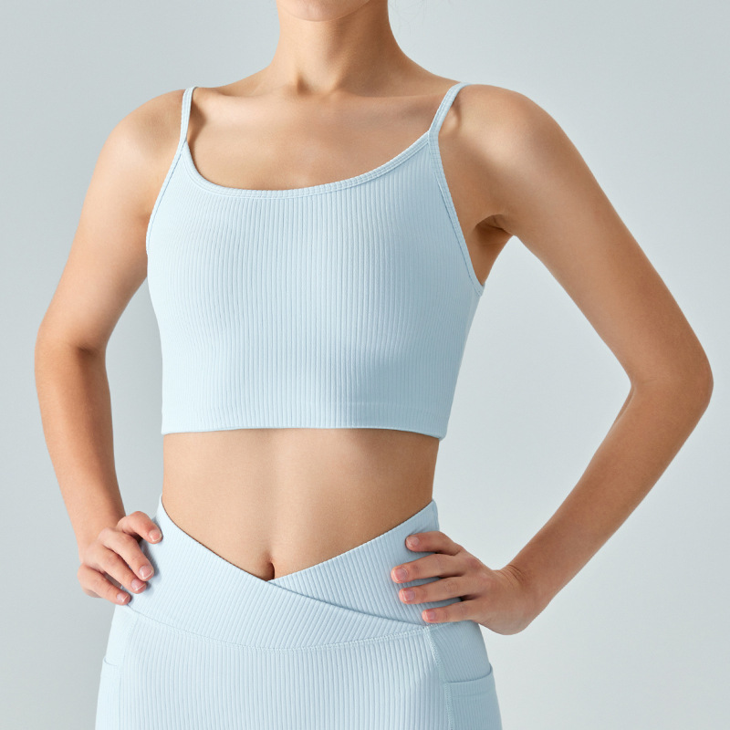 Women's Sports Yoga Vest - Black
