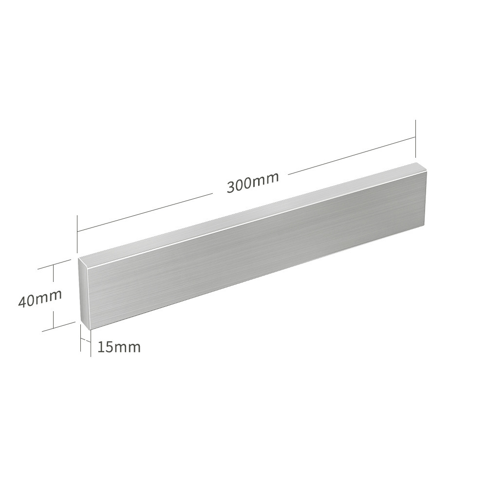 간단하고 매끄러운 304 스테인레스 스틸 브러시 자석 칼 홀더 30CM