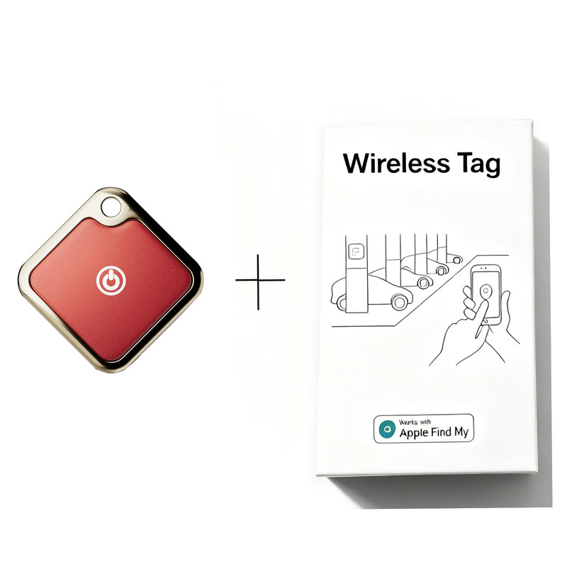 airtag真皮防丢器FindMy全球宠物定位器钥匙扣包包防丢神器|undefined