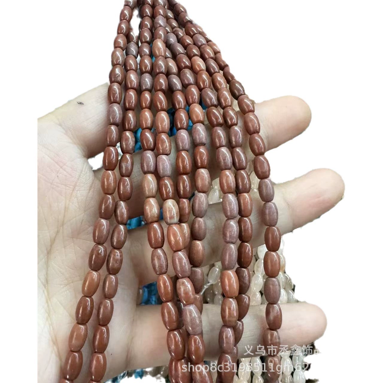 Organic agate Buddha white jade, rosary with round beads, accessory, accessories, 4×6mm, DIY, geolocation function