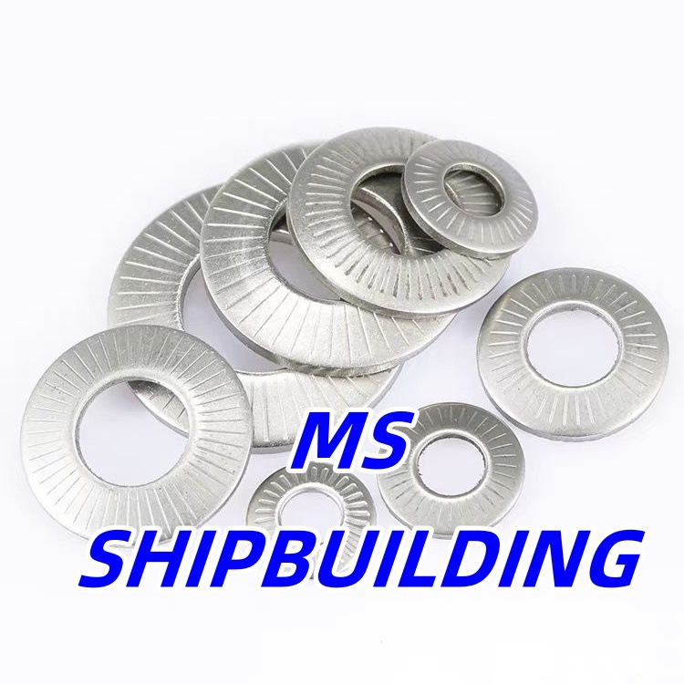 304不锈钢鞍形垫圈M3M4M5M6M8M10M12M16蝶形单面花齿垫圈防滑垫片