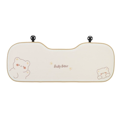 Seat cushion, seat cover All Seasons Cartoon Car Seat - honeycomb-thick-line-bear-cushion-rear