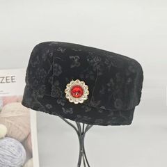 秋冬の中高年の毛糸の帽子の子供の冬のベルベットの保温老人のおばあさんの帽子のおばあさんのおばあさんの60-70-80歳