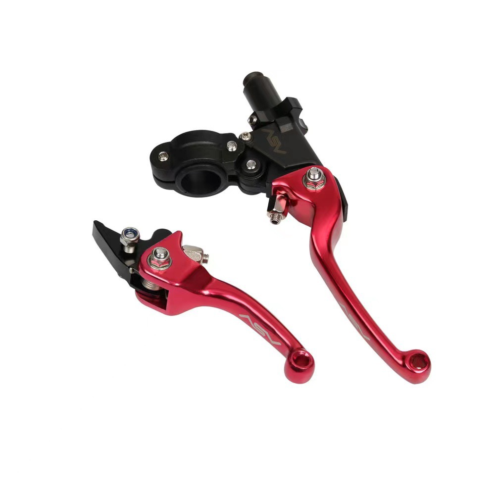 Supply of Off-Road Motorcycle Asv Second Generation Forged Black Seat Aluminum Alloy Cnc Brake Lever Clutch Handle