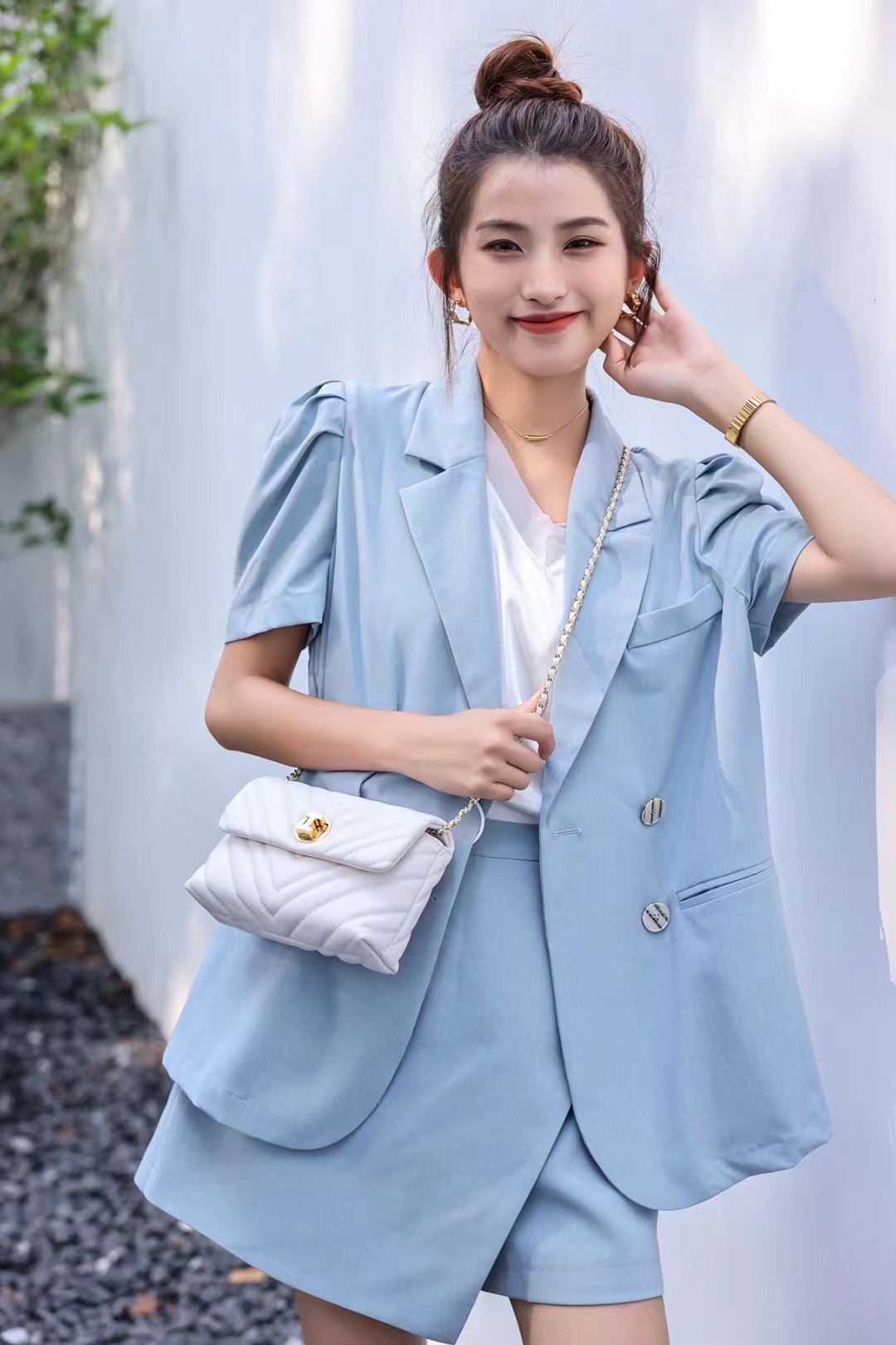 Bolso de las mujeres de cuero genuino mini estilo Chanel cadena de la bola de oro bolsa verano suave cuero de vaca elegante hombro crossbody MINI BOLSA