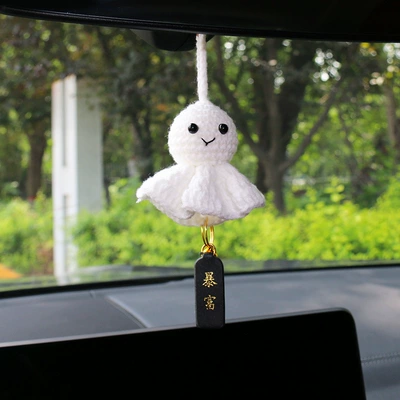 Plush Car Pendants, Car hanging - sunny-day-doll-black-rich