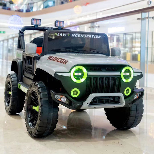 The new Wrangler electric car four-wheel drive remote control children's toy car can sit large size off-road vehicle four-wheel car