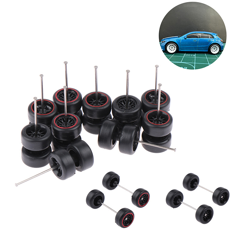 Toy car, car model, modified wheels, modified hollow shaft, scale 1:64, remote control, rubber tyre 2
