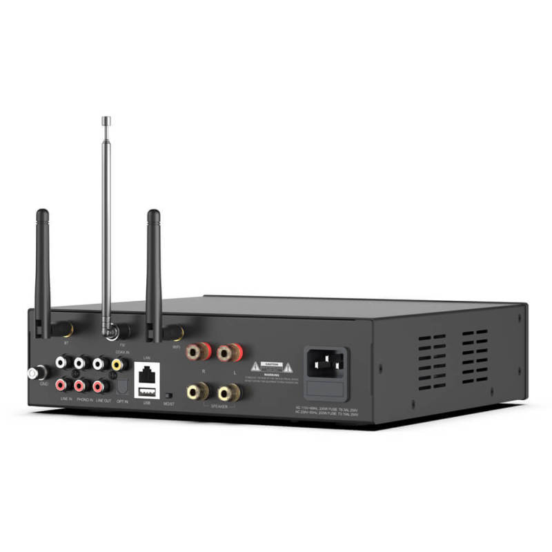 Arylic A100 ワイヤレス WiFi Bluetooth オーディオ レシーバー パワー アンプ ロスレス HiFi|undefined
