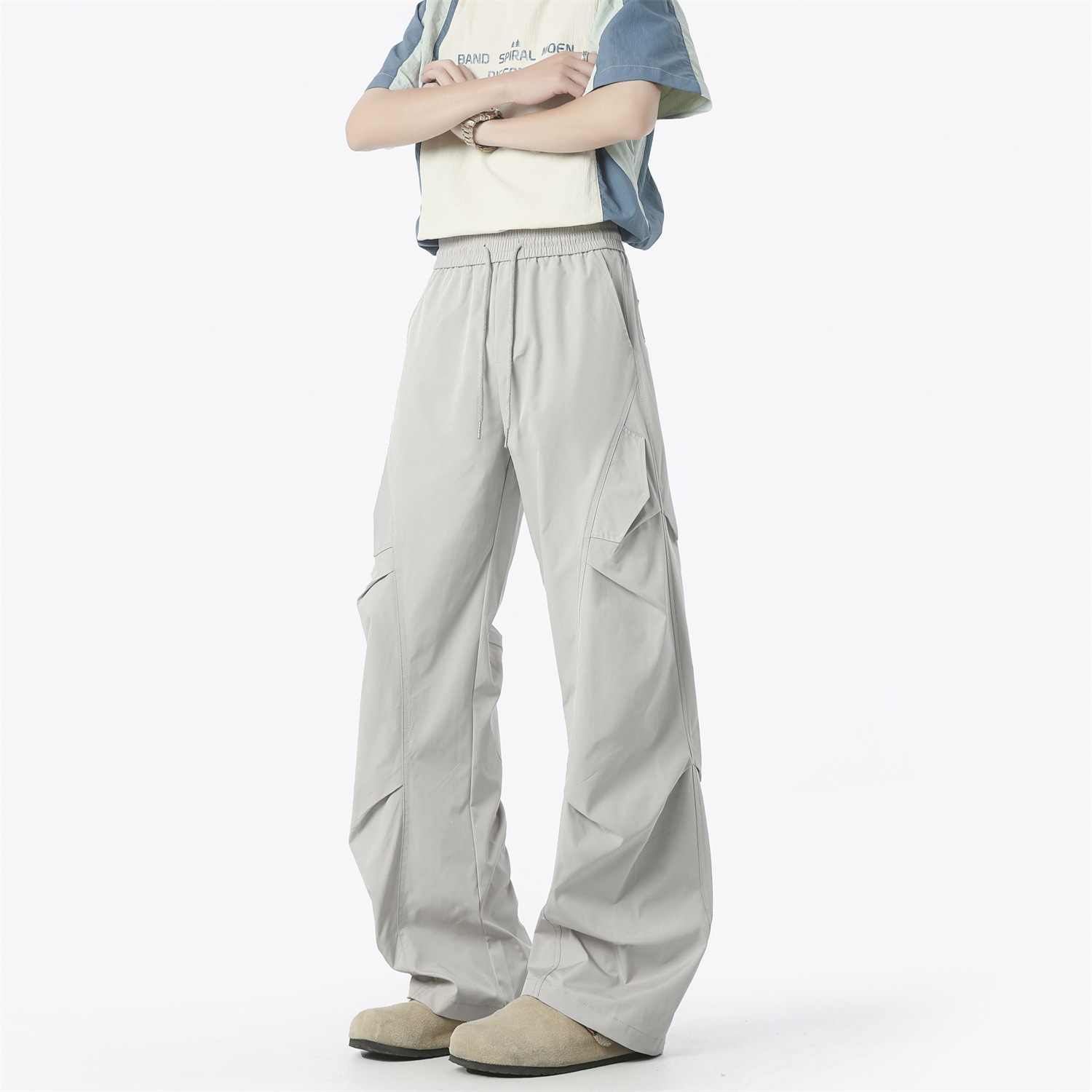 Travel quick dry summer thin trousers for men and women