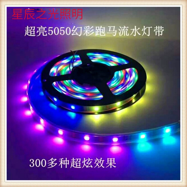 Светодиодная лента Phantom 12 В, 5050 RGB, 60 светодиодов/м (разрезная, без защиты)