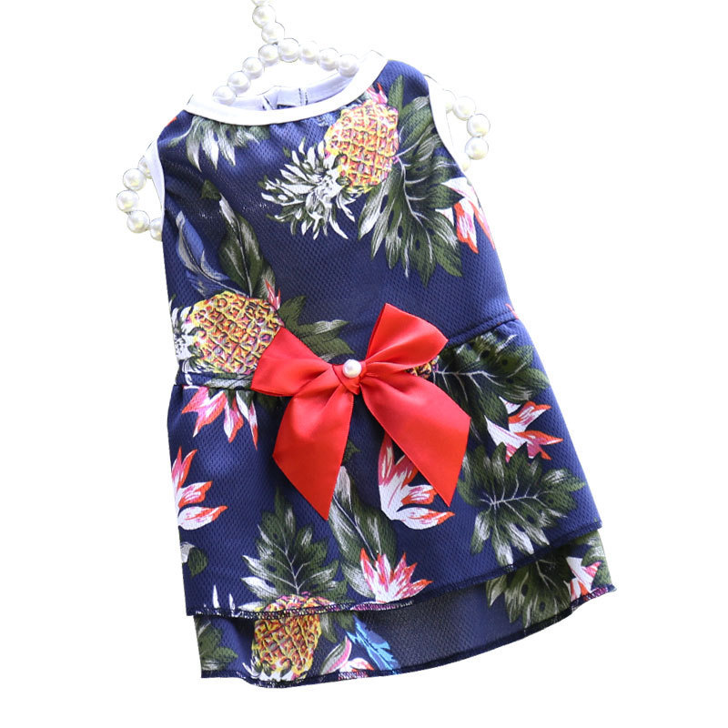 春夏薄款寵物狗狗貓貓咪法斗泰迪衣服裝飾裙子廠家用品批發