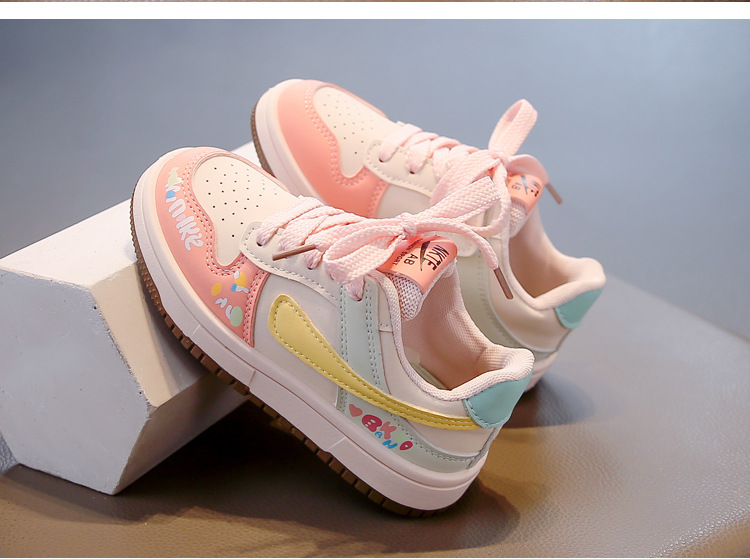 Modische Kindersneaker Für Mädchen Mit Klettverschluss Und Sohle_voghion.com