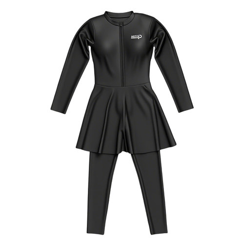 Tiger Style Conservative Women's Swimwear 2025 New Slimming Belly Covering Long Sleeve Long Legged One-Piece Suit Beach Diving Suit