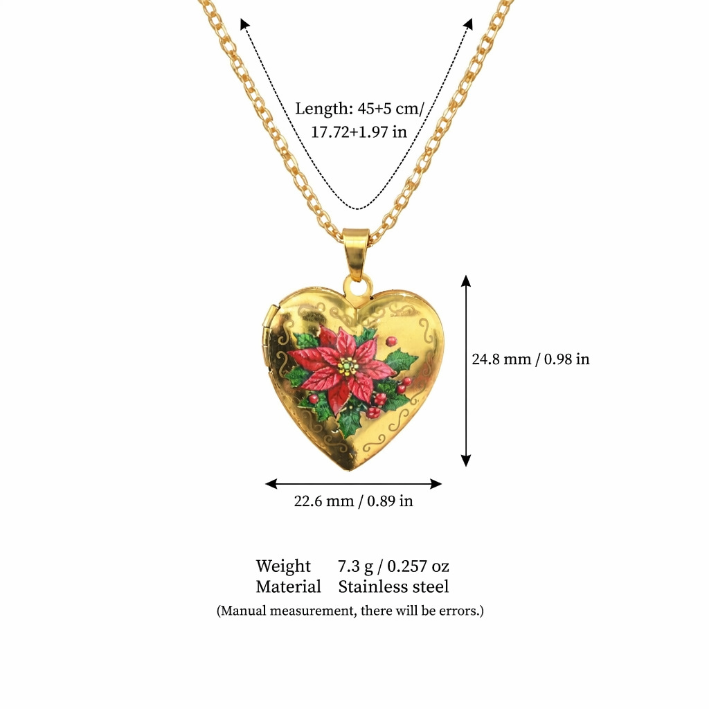 Necklace, 12 month, flowered
