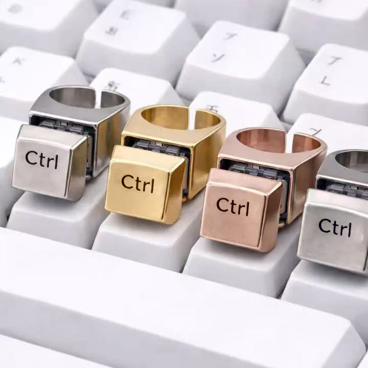 Ctrl 키보드 링(실버 반투명 모델)