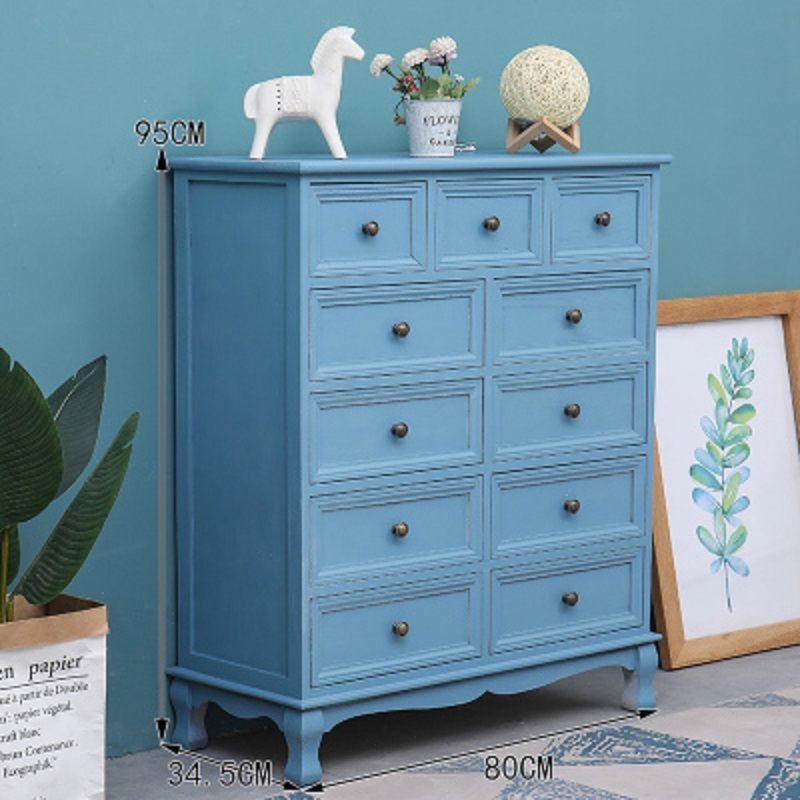 Cinco armarios de madera maciza armario de almacenamiento americano sala de estar dormitorio cabecera de cama pequeño armario de esquina armario de estilo europeo