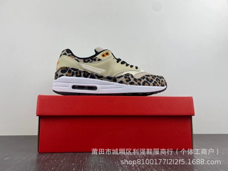 Чистый оригинальный TS x Air Max 1 световые ядра Радуга желтый крюк хаки высококачественная иностранная торговая обувь