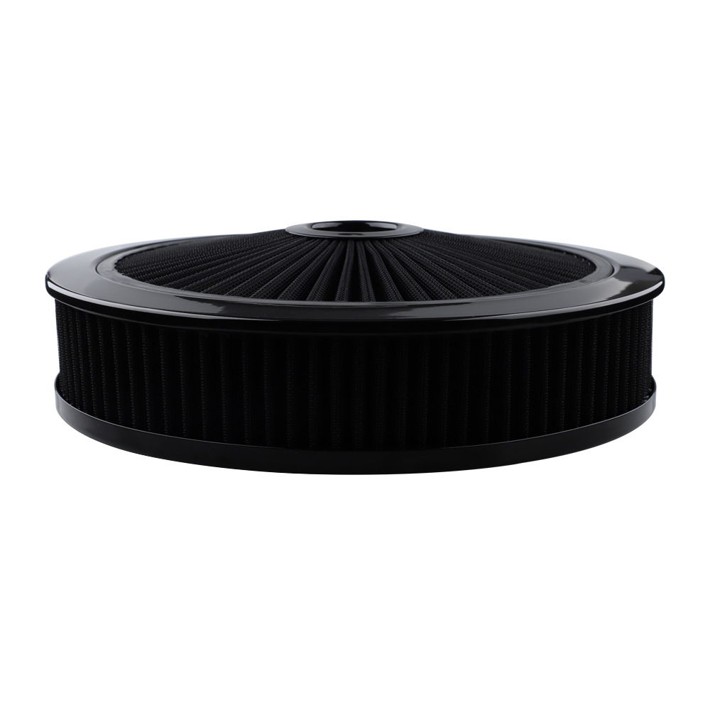 14x3inch Round Washable High-Flow Air Intake Filter Suitable for Chevrolet Gmc Ford Air Filters