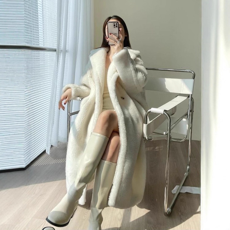 2025 New Teddy Bear Coat, Lazy Style Fur Suit Collar Jacket, Versatile Mid-Length Particle Velvet Coat for Women 2025 New Teddy Bear Coat, Lazy Style Fur Suit Collar Jacket, Versatile Mid-Length Particle Velvet Coat for Women