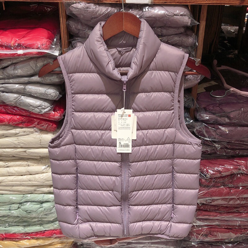 2026 Autumn New Women's Vest Winter Warm down Vest Lightweight down Jacket 90 White Duck down Women's Vest