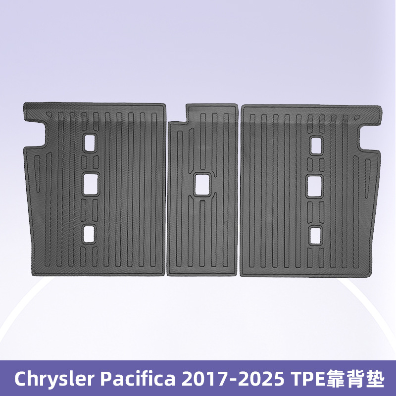 Para Chrysler Pacifica2017 - 2025 3D todo el tiempo TPE almohadilla para los pies almohadilla del maletero