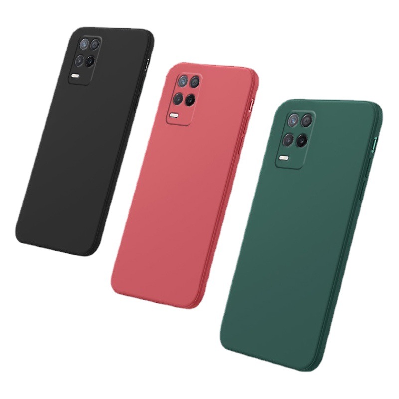 Aplicable OPPO A3x cubo de Rubik silicona líquida Reno12 todo incluido borde recto RealmeC35 funda para teléfono móvil A3pro