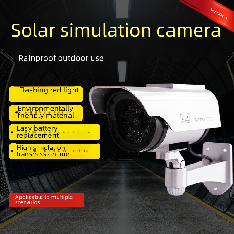 CCTV camera solar-powered