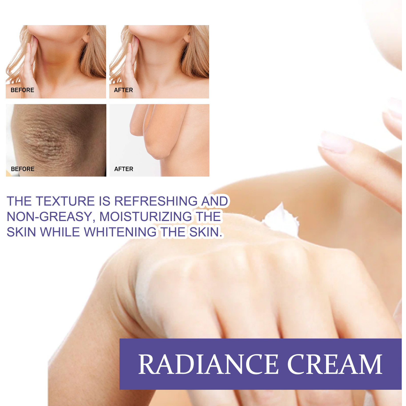 EELHOE whitening cream underarm joint reduces melanin, moisturizes smoothes skin, leaving skin fresh and not g_voghion.com