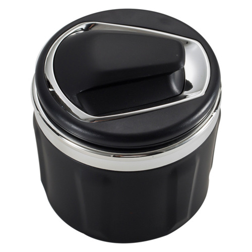 Car ashtray multi-functional high-temperature resistant washable with lid and LED light portable auto accessory ashtray