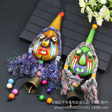 厂家批发瓜瓢吞口风铃东巴吞口云南工艺品家居酒吧茶室饰品