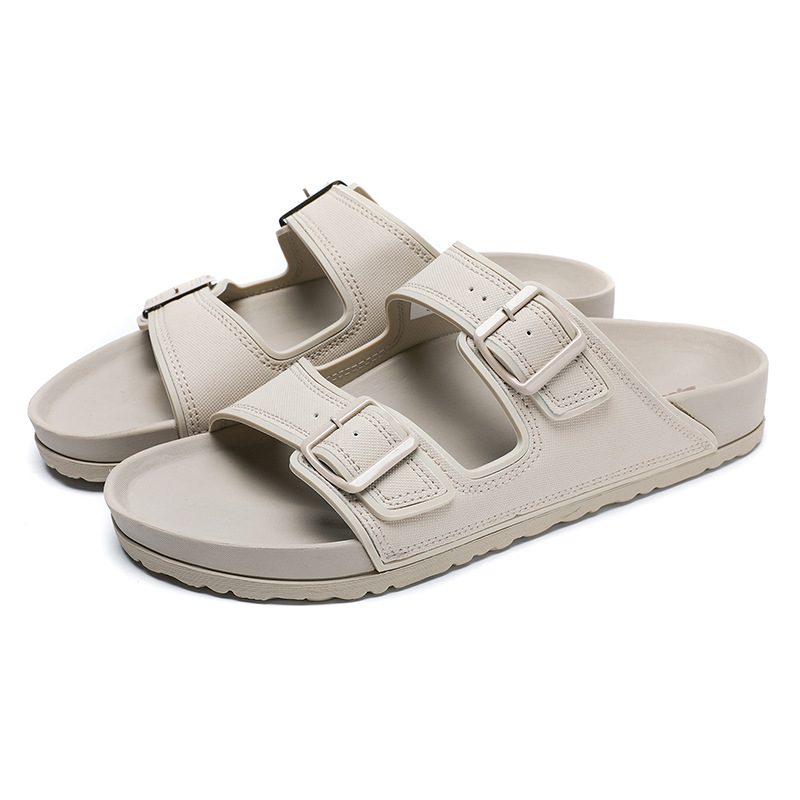 Verano nuevo estilo playa ropa exterior sandalias y pantuflas para hombres personalidad de moda para hombres sandalias de pareja coreana al aire libre de todo fósforo