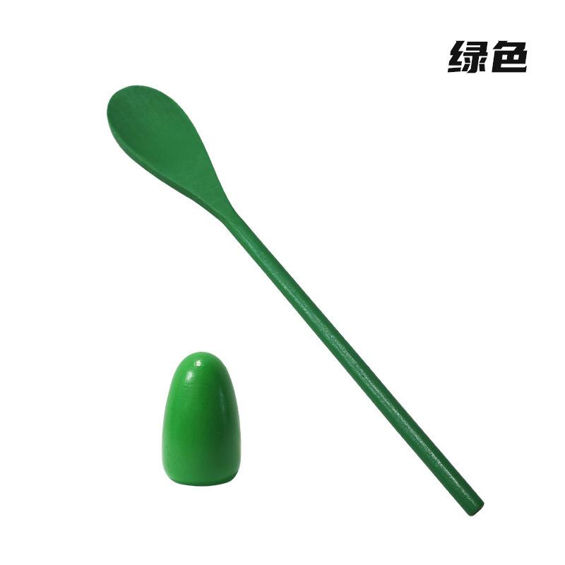 幼稚園児バランススティック木製スプーンホルダーエッグボール早期教育屋外感覚トレーニング機器体の知能体力トレーニング|undefined