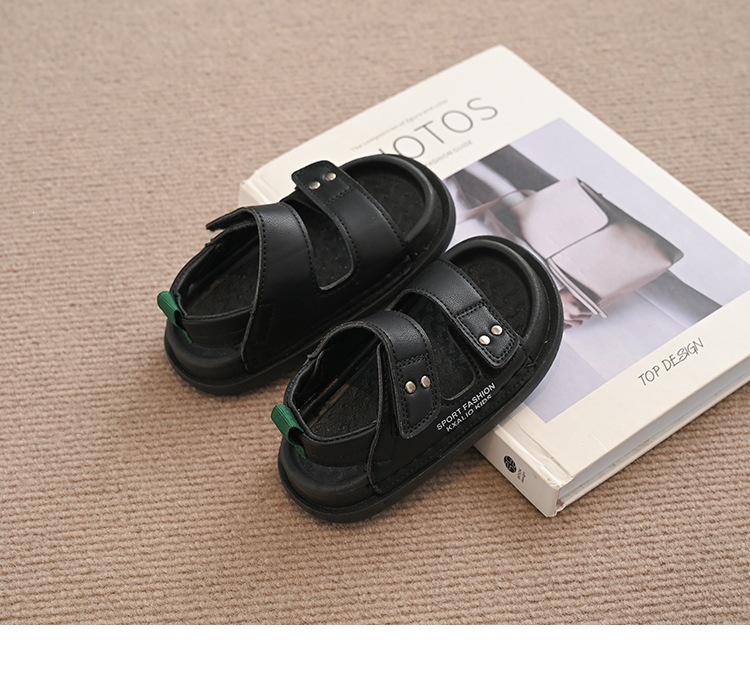 Boys Sandals Soft Soled Summer Beach Shoes For Kids And Students_voghion.com