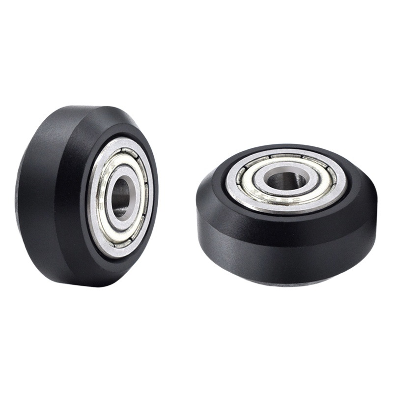 Accesorios de la impresora 3D polea de plástico 2020 perfil de aluminio V rueda loca talla máquina de escritura POM rueda grande rueda pasiva