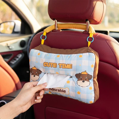Popular online product: car tissue Car tissue box/set - west-highland-tissue-bag-blue-and-brown-color-scheme