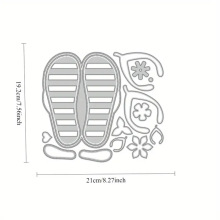 亚马逊DIY刀模碳钢刀模压花刀模切割模版鞋子组合套装刀模E18