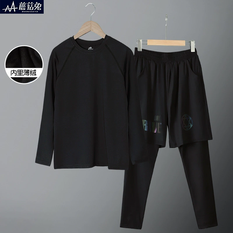  Velvet demi-season basketball uniform for boys for training for gym, oversize, for running, for teenagers