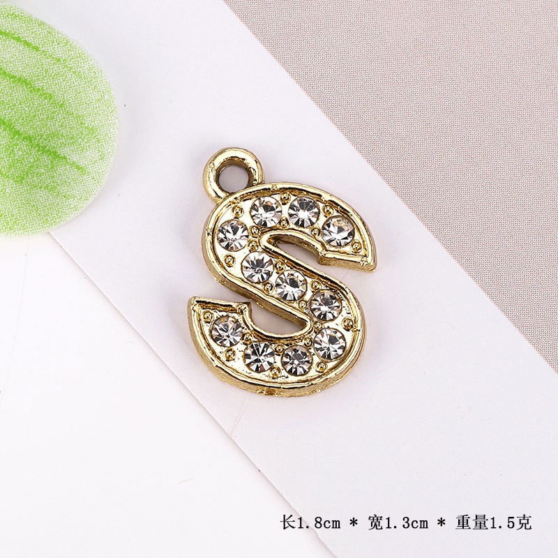 Letter s gold